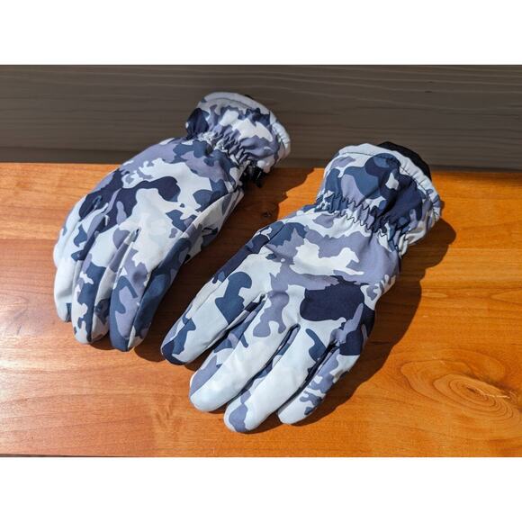 Anti Slip Ski Gloves Snow Gloves Ribbed Cuff Designed Warm Mittens for Outdoor - Picture 6 of 8